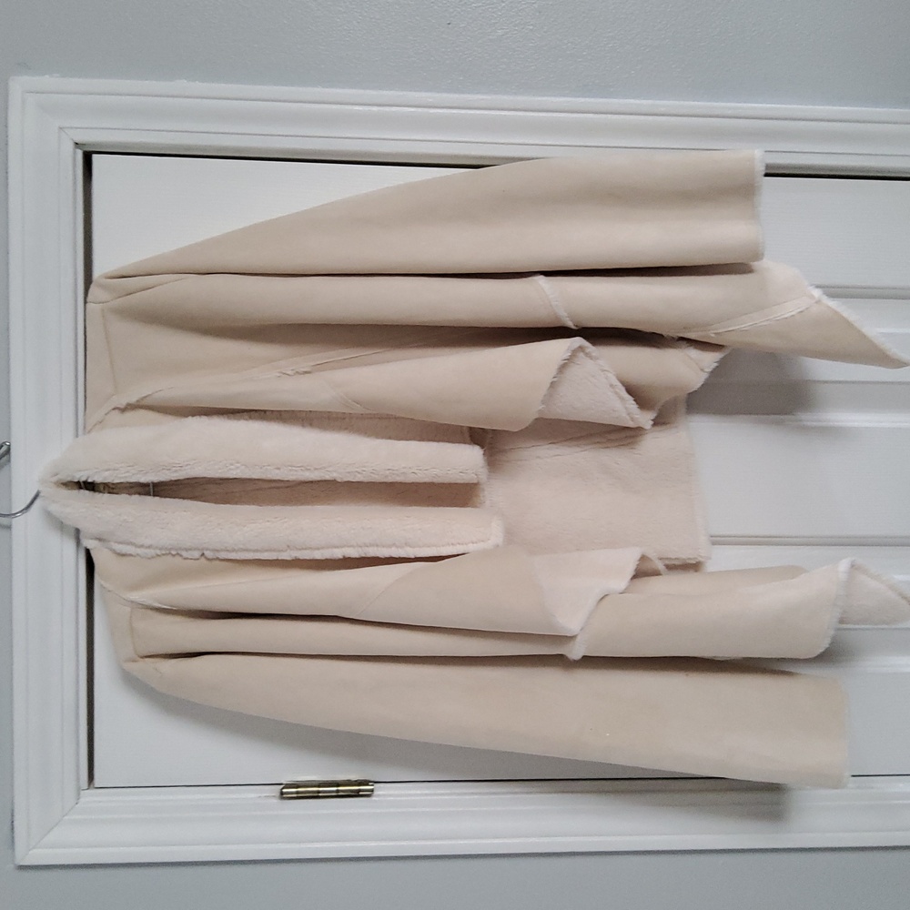 Lovestitch Plush Cream Jacket Size M